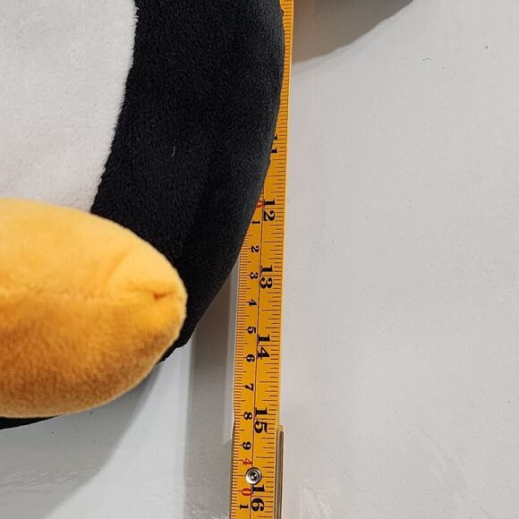 Large Penguin Listening to Music on Blue Headphones & iPod Plush Stuffed Animal - Picture 5 of 15